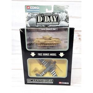 Corgi D-Day 60th Anniversary Series 2004 Juno Beach Set in Box CSCW17012 READ